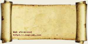 Andjelina Pljakić vizit kartica